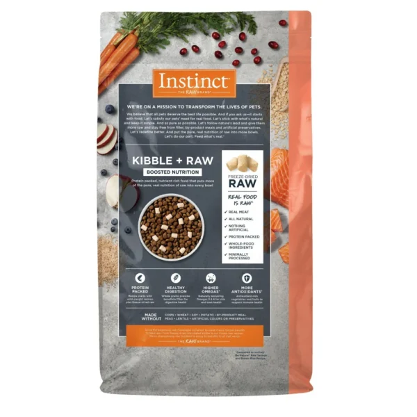 Instinct Raw Boost Whole Grain Salmon para perro 20lb - Image 2