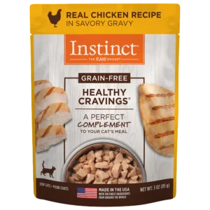instinct healthy cravings pollo para gato 85g comida húmeda