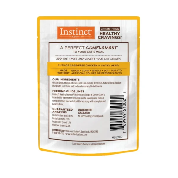 Instinct Healthy Cravings Pollo para Gato 85g | Snack húmedo natural - Image 2