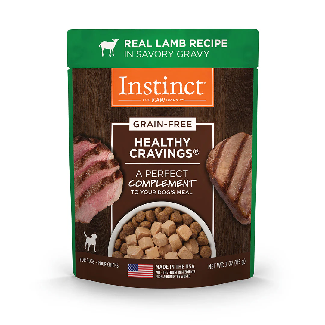 instinct healthy cravings cordero para perro