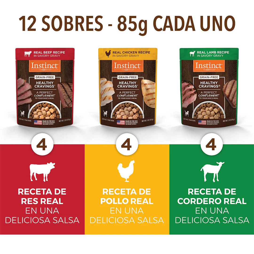 Instinct Healthy Cravings Mix de Recetas 12 Piezas para Perro – Nutrición Húmeda y Natural - Image 2