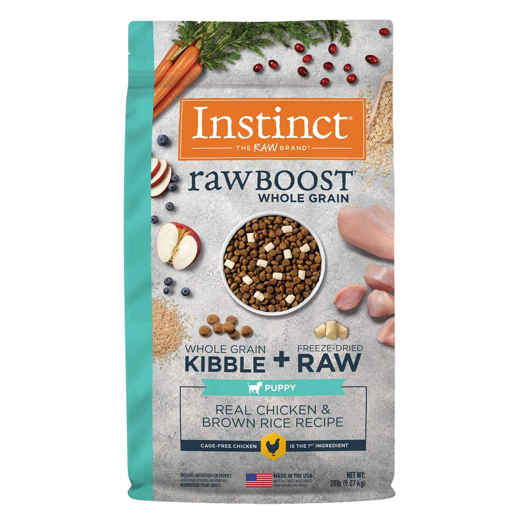 Instinct Raw Boost Whole Grain Pollo para cachorro