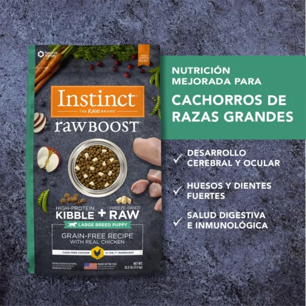 Instinct Raw Boost Cachorros Razas Grandes | Nutrición Premium para Perros - Image 6