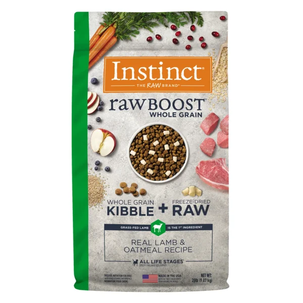 nstinct Raw Boost Whole Grain Cordero para perro