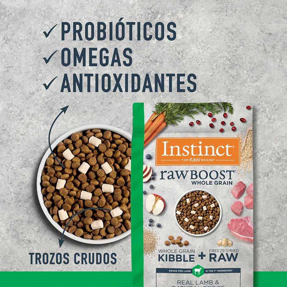 Instinct Raw Boost Whole Grain Cordero para perro – Alimento natural y nutritivo - Image 6