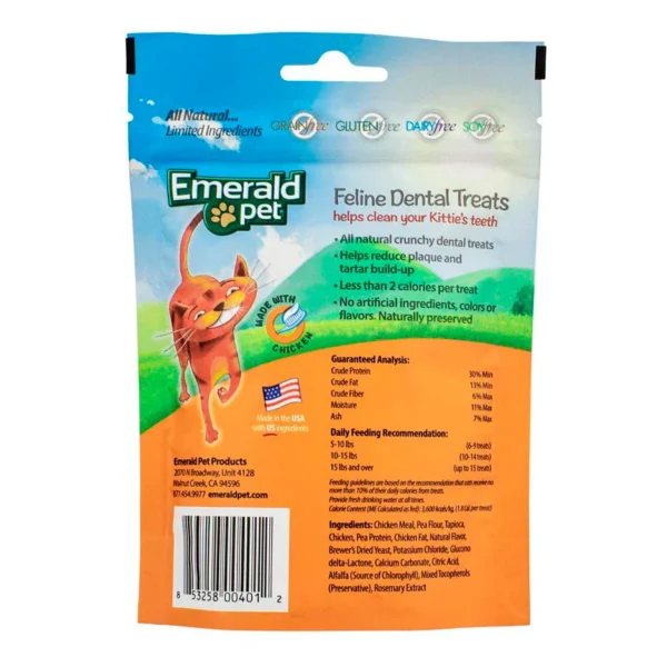 Premios dentales para gatos sabor pollo